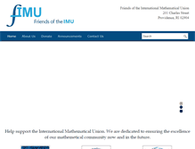 Tablet Screenshot of friends-imu.org